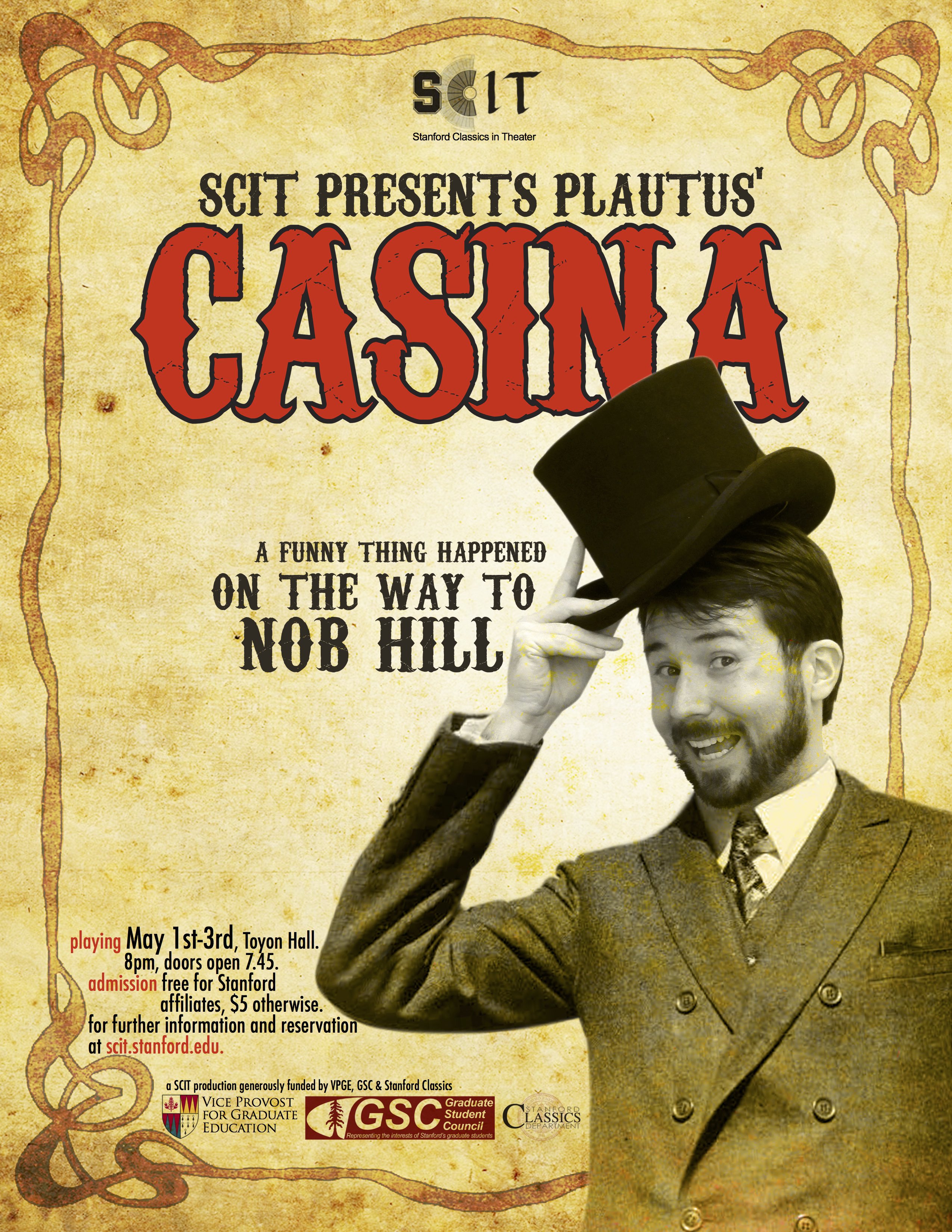 Performance of Plautus' Casina, Stanford Classics in Theater